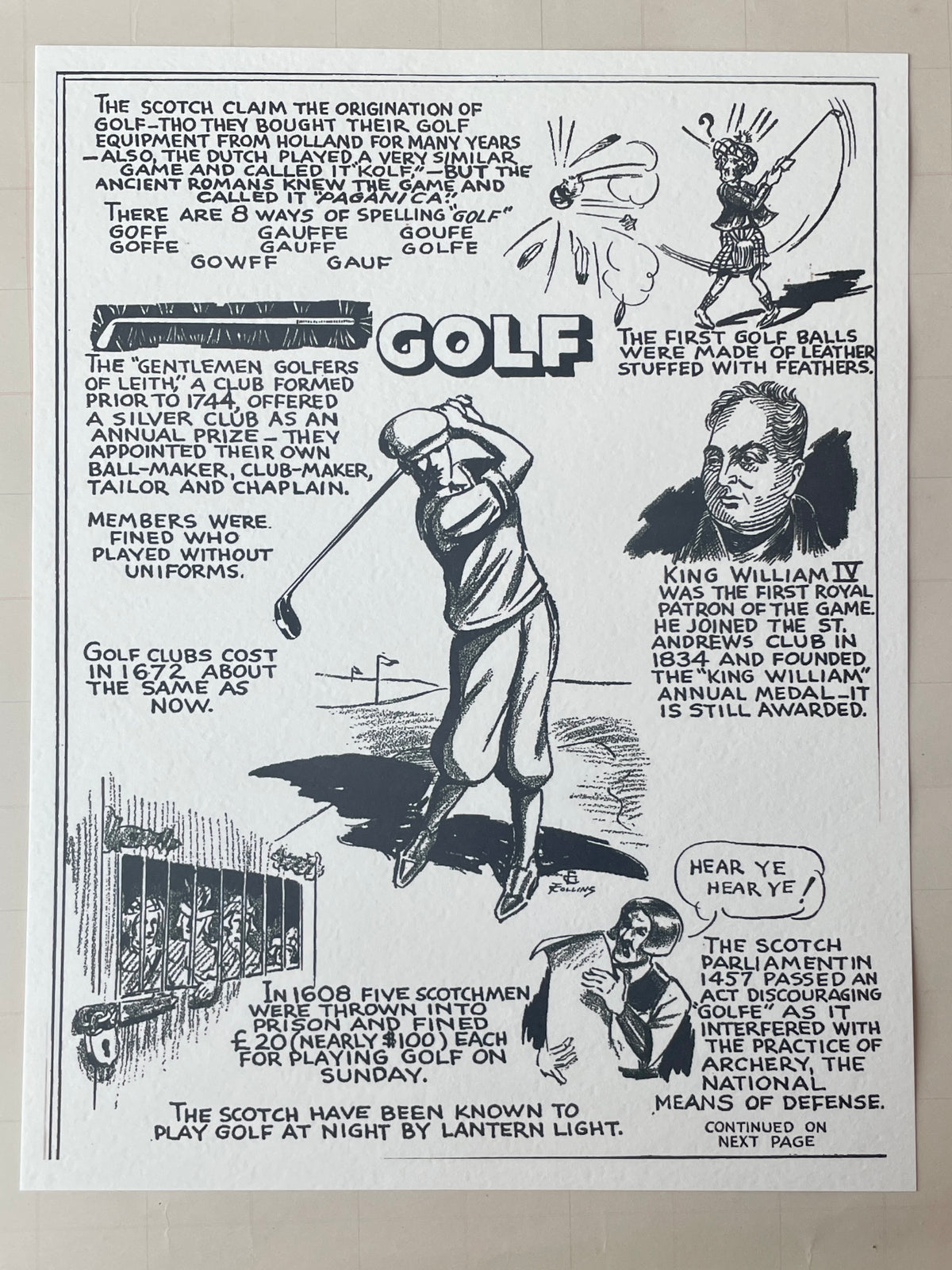 Black Monogram Andrews Golf Kit Monogram - Art of Living - Sports