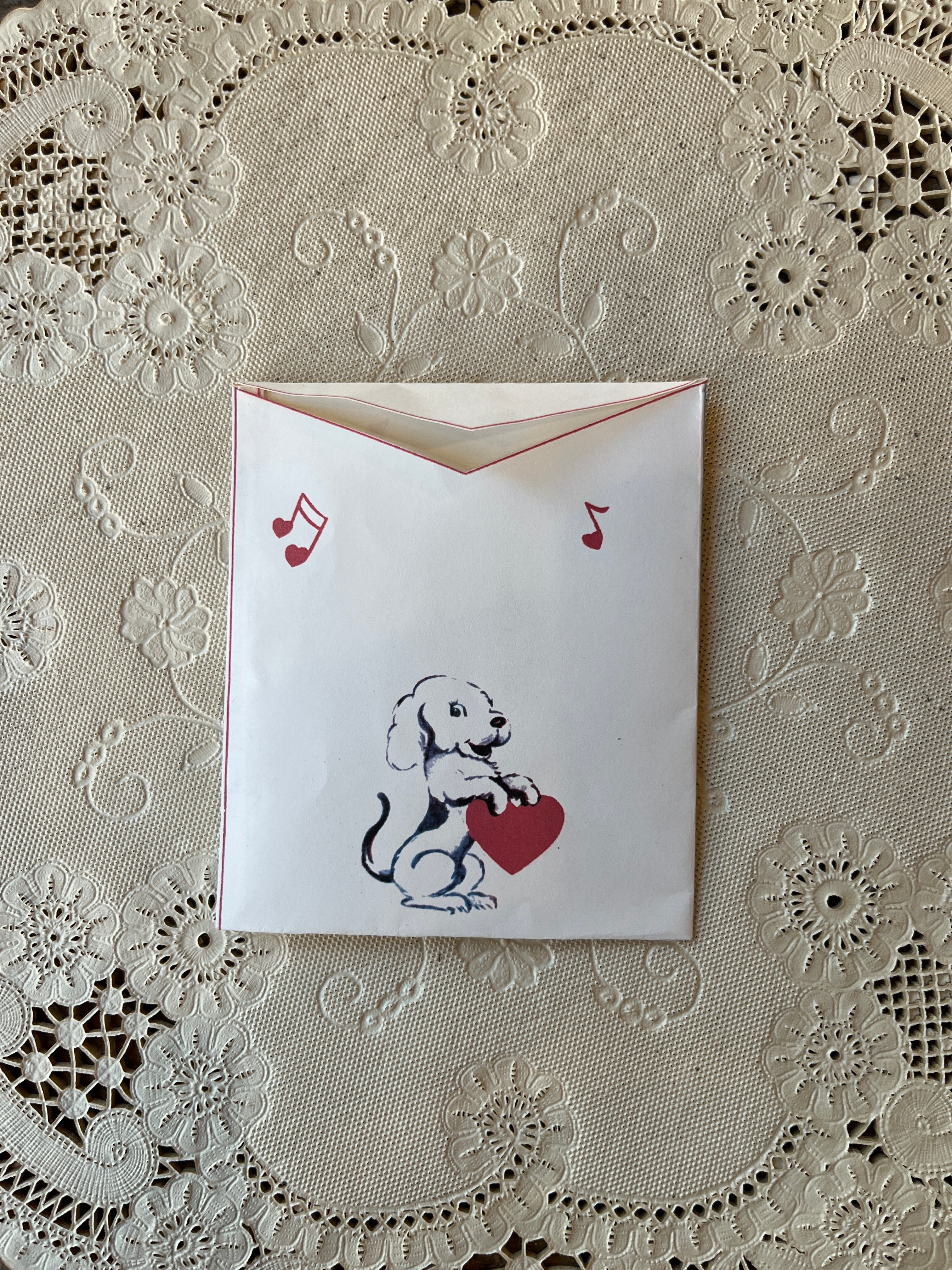 Vintage Foldable Valentines