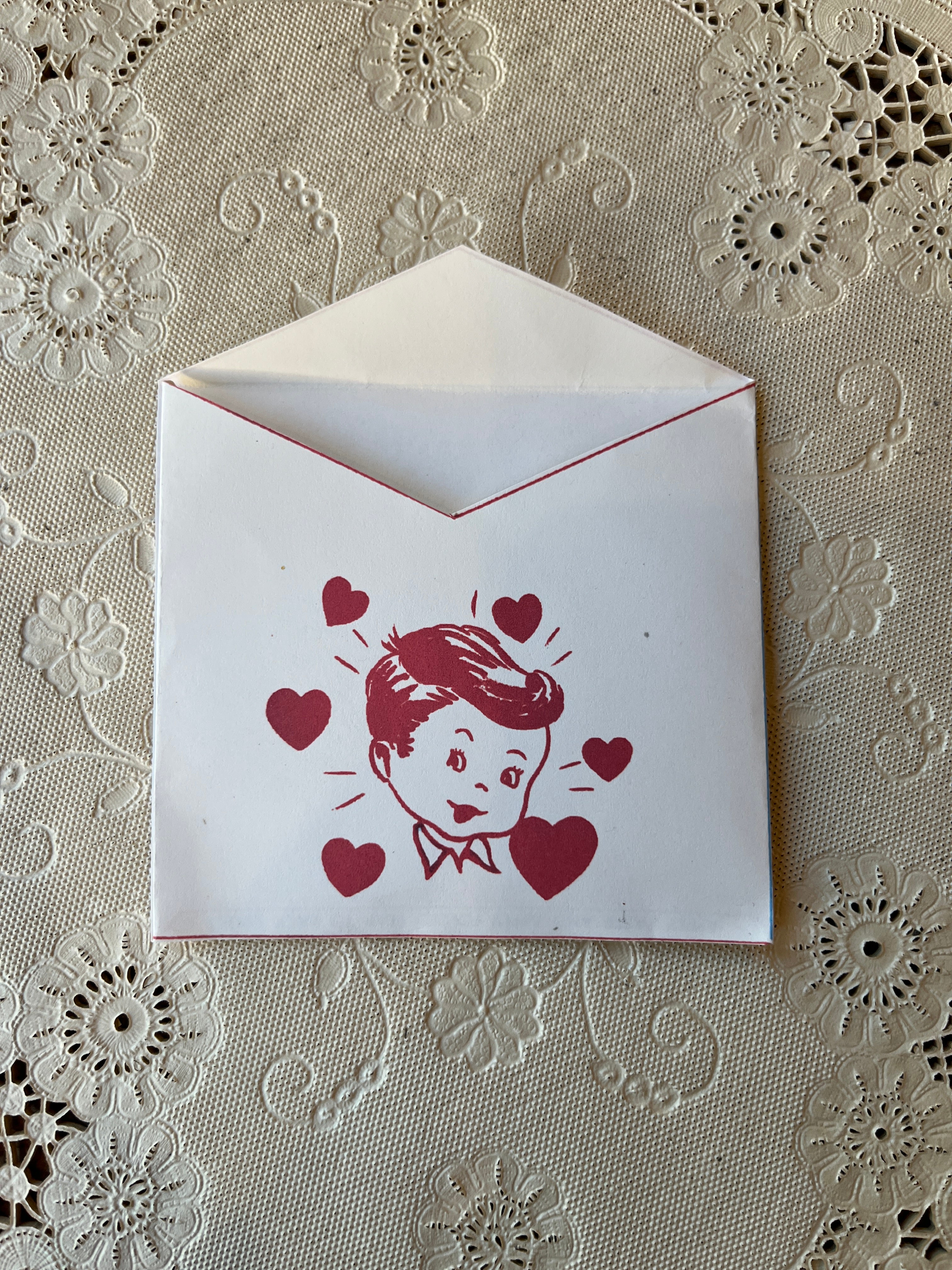 Vintage Foldable Valentines