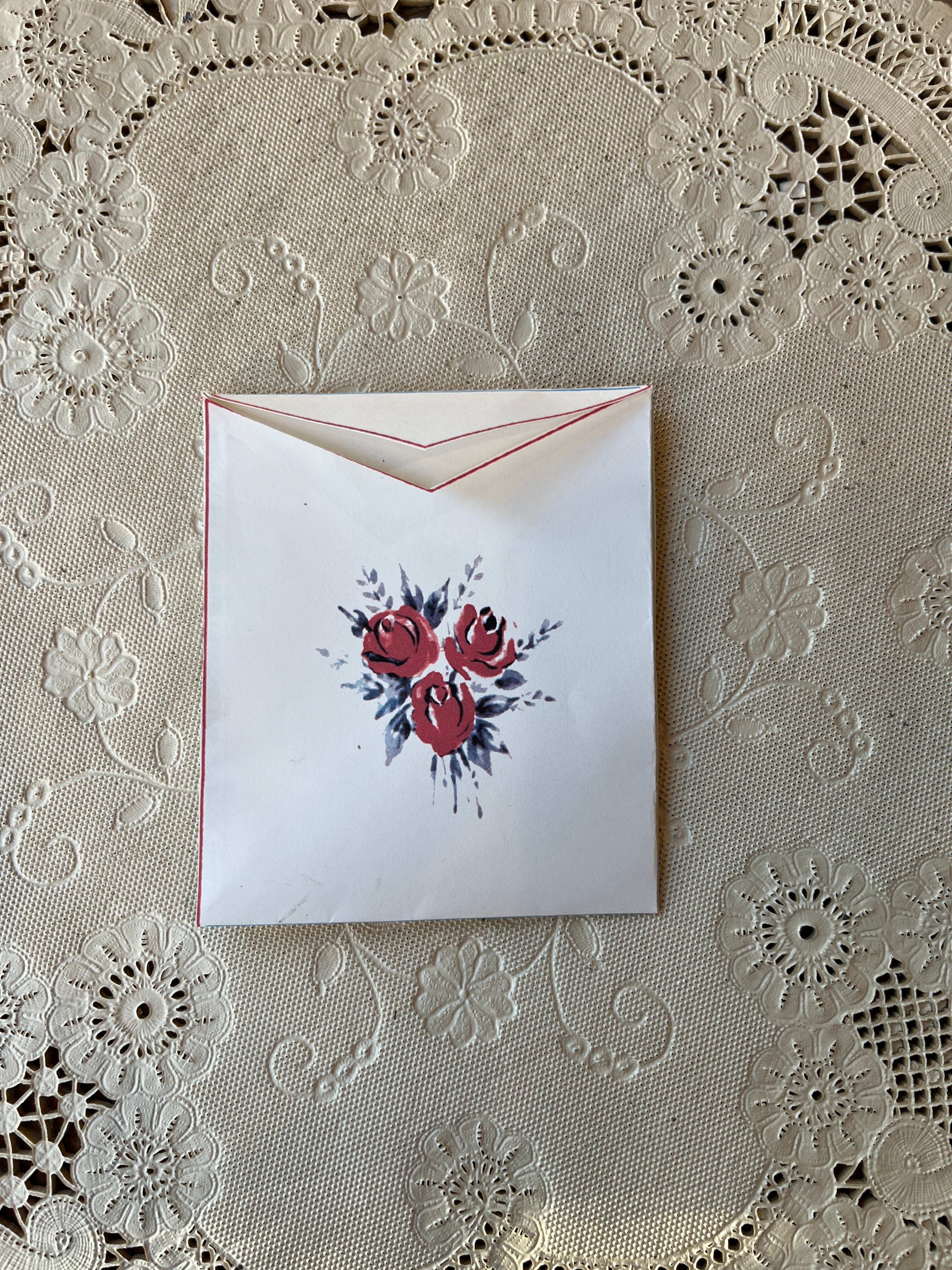 Vintage Foldable Valentines