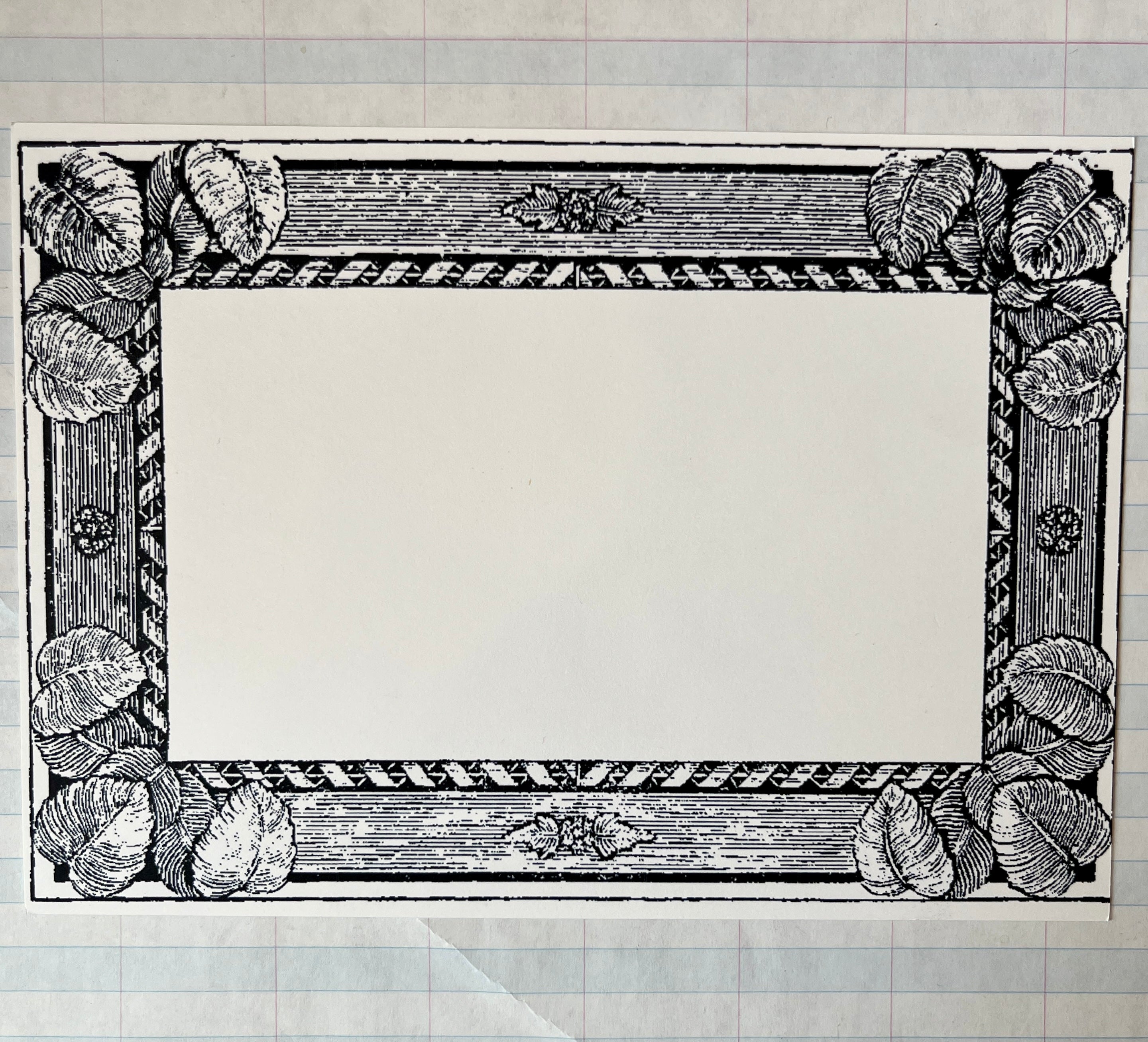 Printers Specimen Frames Stationery