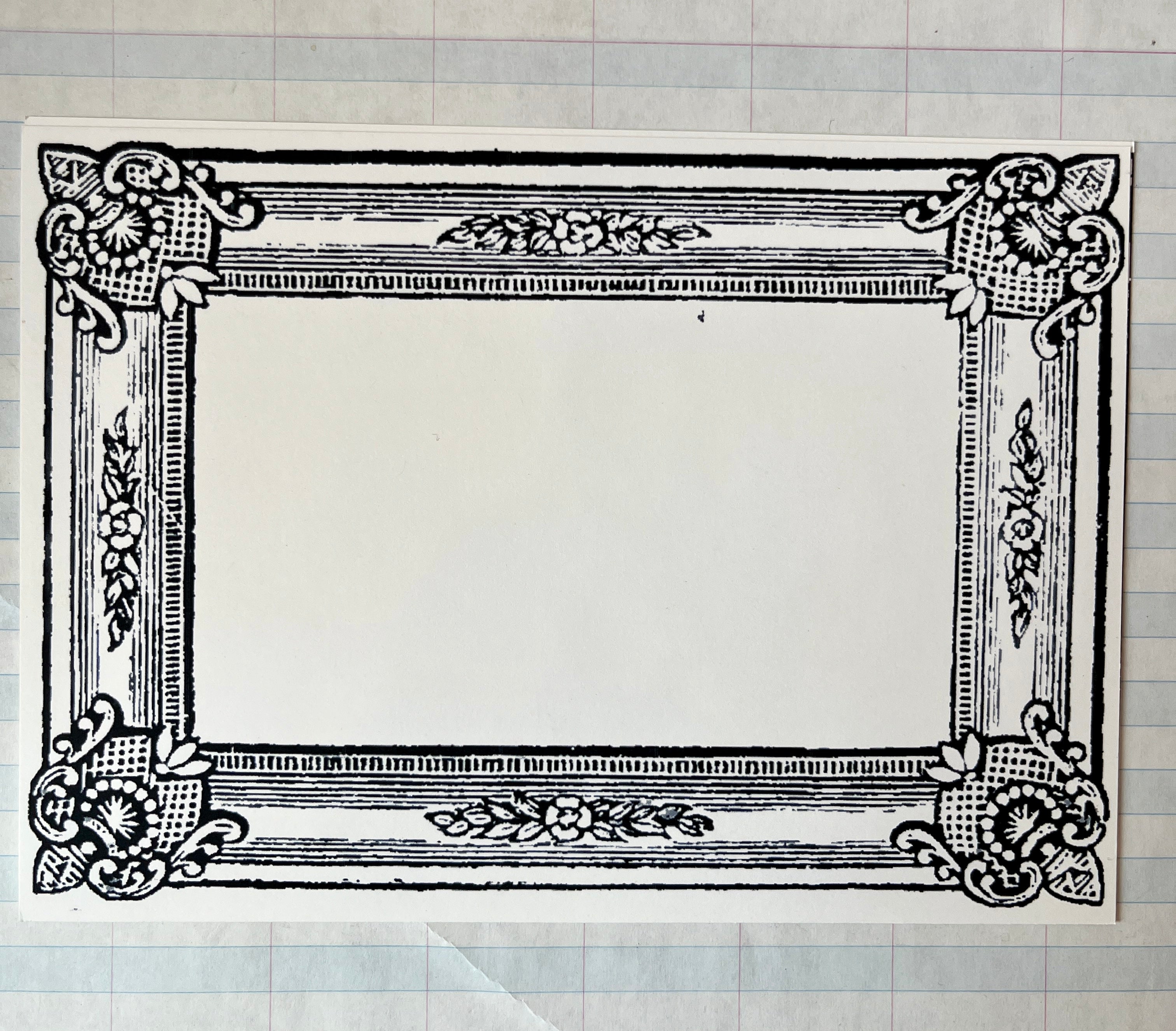 Printers Specimen Frames Stationery