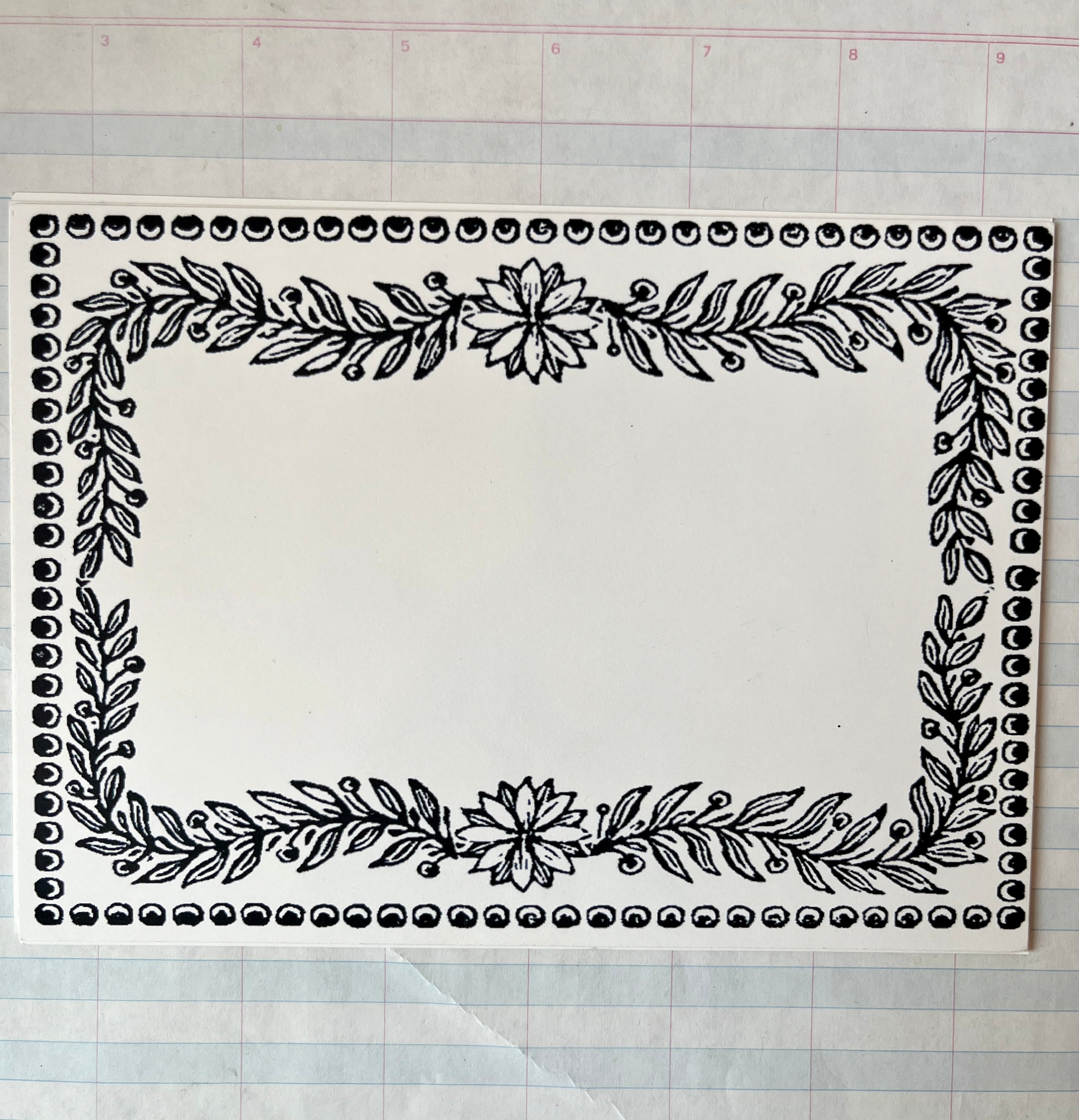 Printers Specimen Frames Stationery