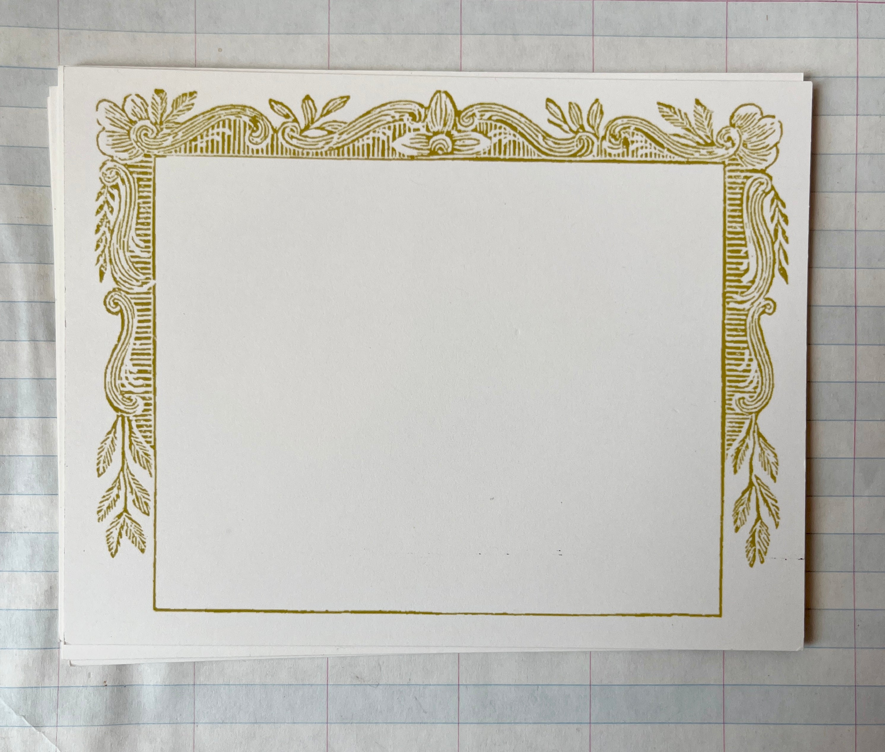 Specimen Frames Gold II