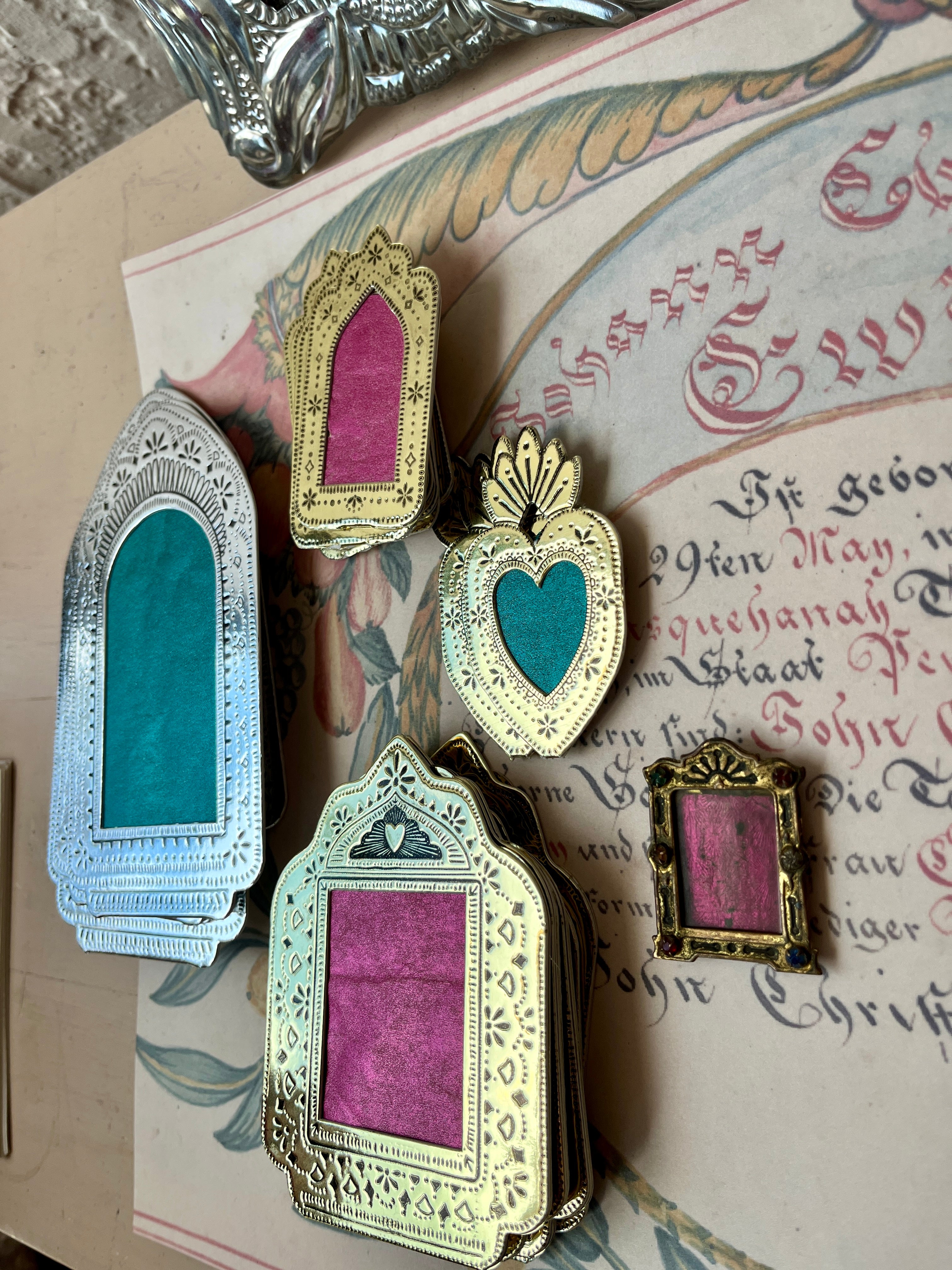 Faux Tin Alter Frames