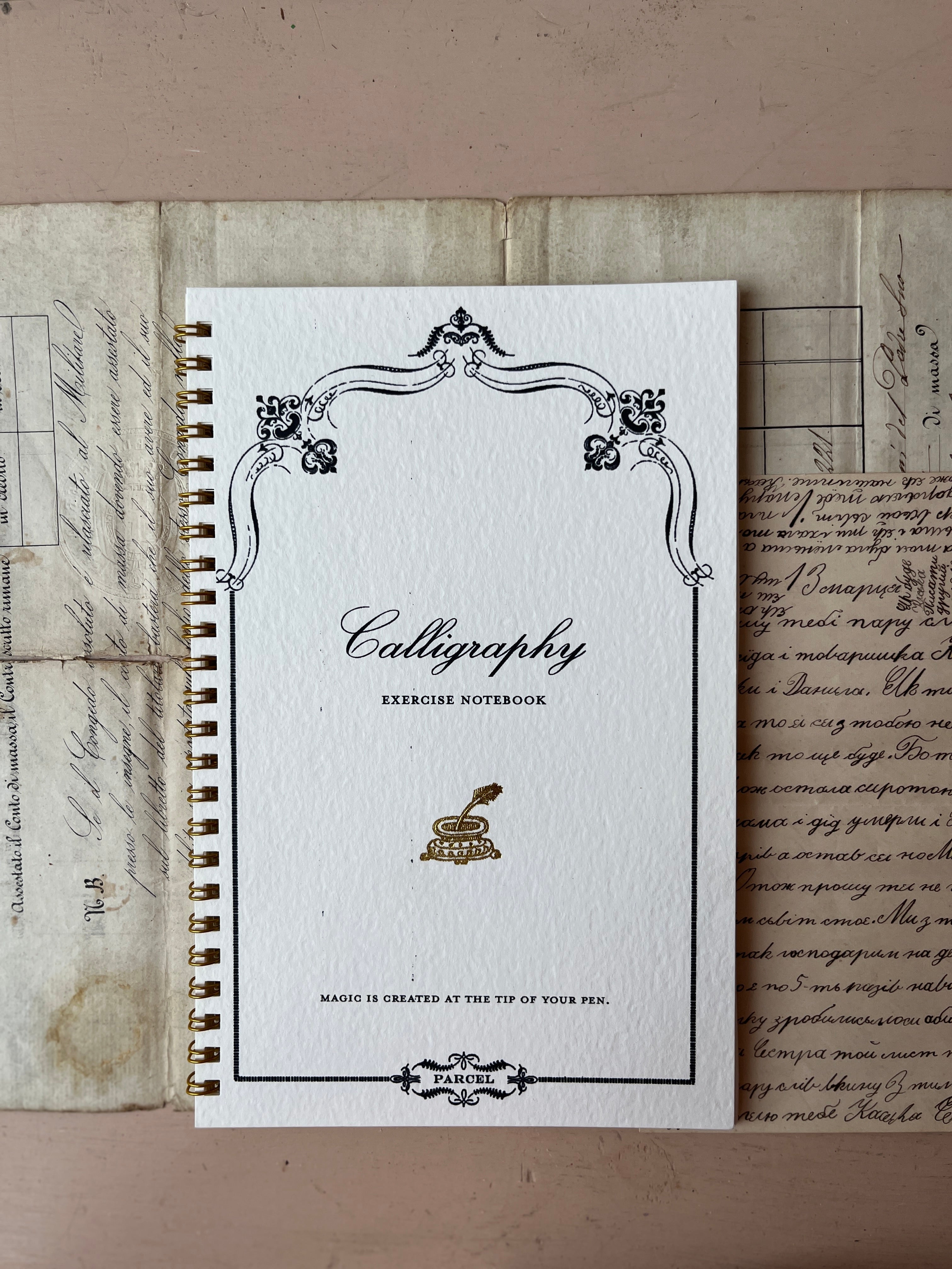 Notebook Hardcover A5, Calligraphy Exercises - NB 536B