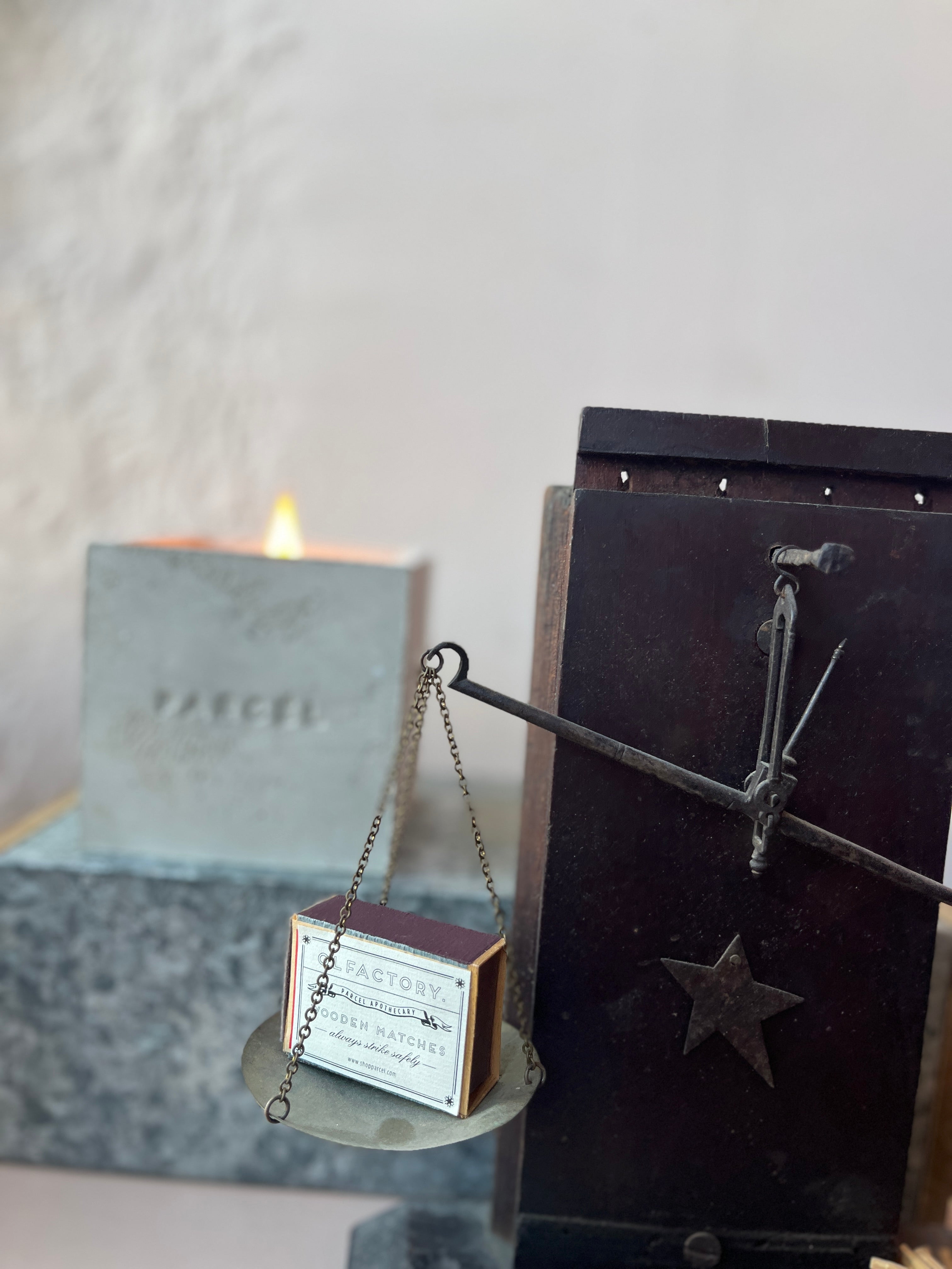 No. 4: Ethereal Parcel Olfactory Scented Candle in Concrete Vessel